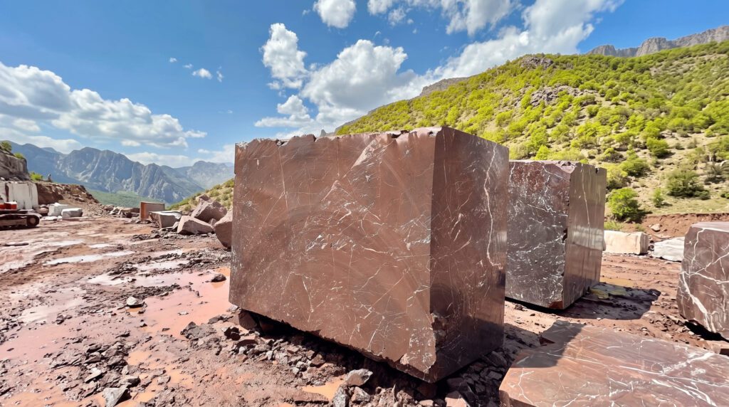 Gumushane Rosso Perla Turkey Red Marble Turkey Red Marble Block Quarry